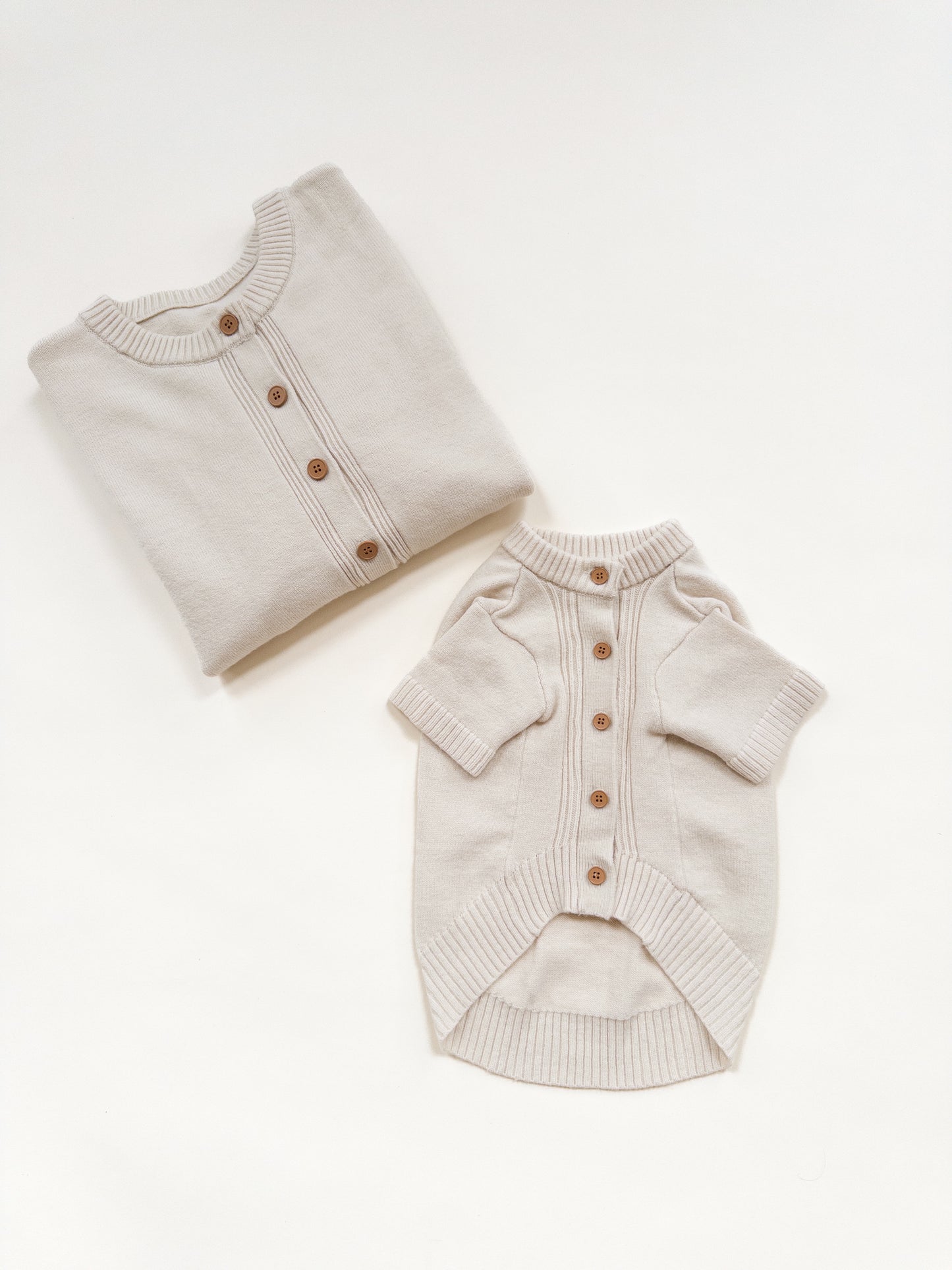 Cora Knit Cardigan Set - Soft Oat (Pre-Order)