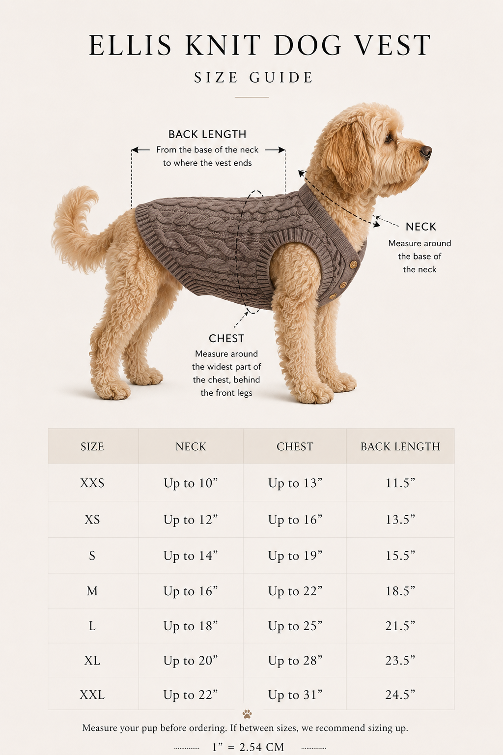 Ellis Knit Vest Set - Mushroom