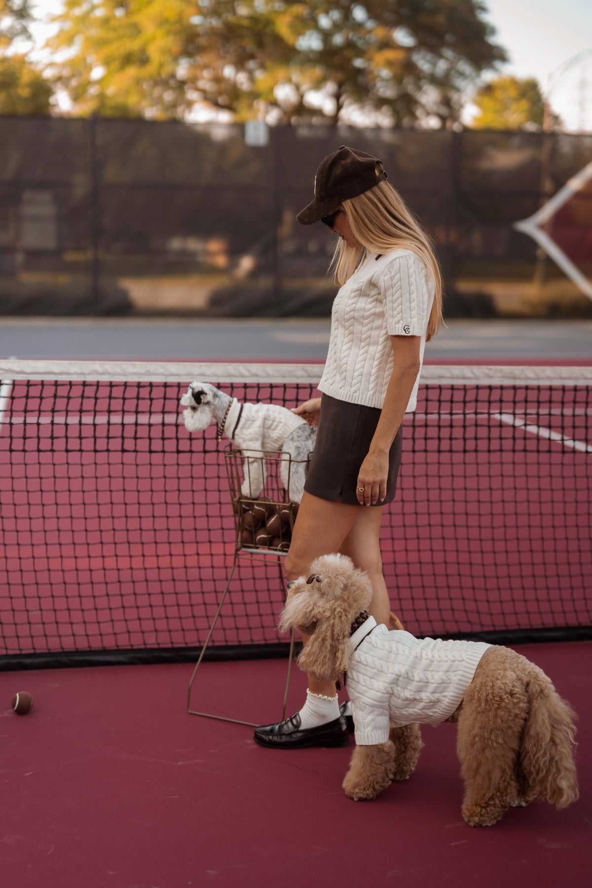 Astor Knit Polo Set - Ivory