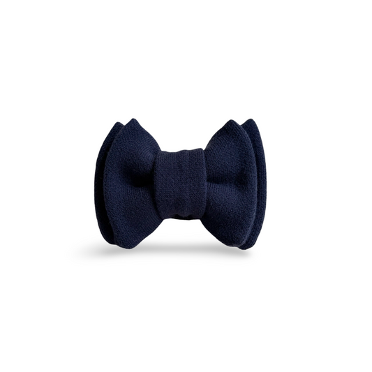 Navy Oversized Dog Bowtie