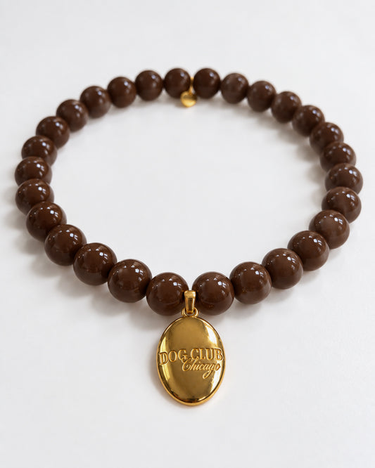 Dog Club Pretty Dark Chocolate Skinny Necklace