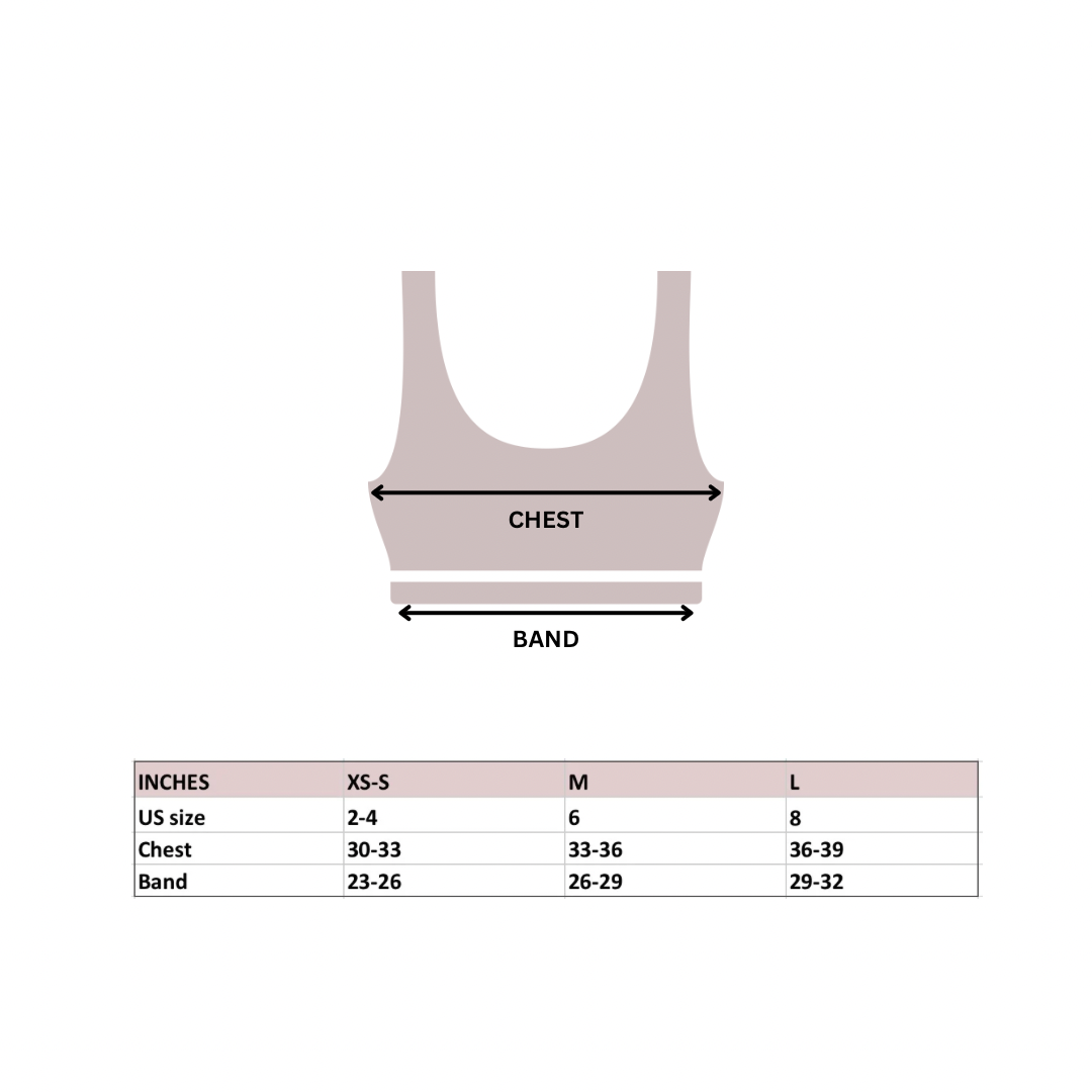 Comfort Sleek Sports Bra Taupe