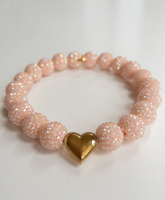 Glamorous Peach Necklace
