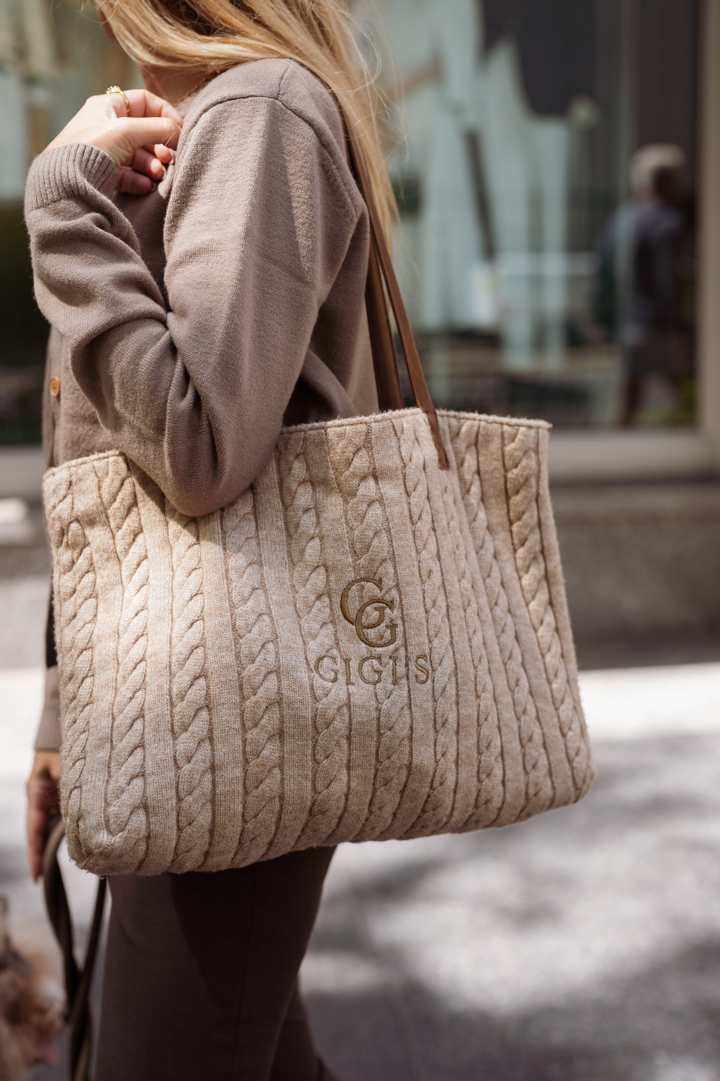 Astor Cable Bag - Warm Heather Toffee